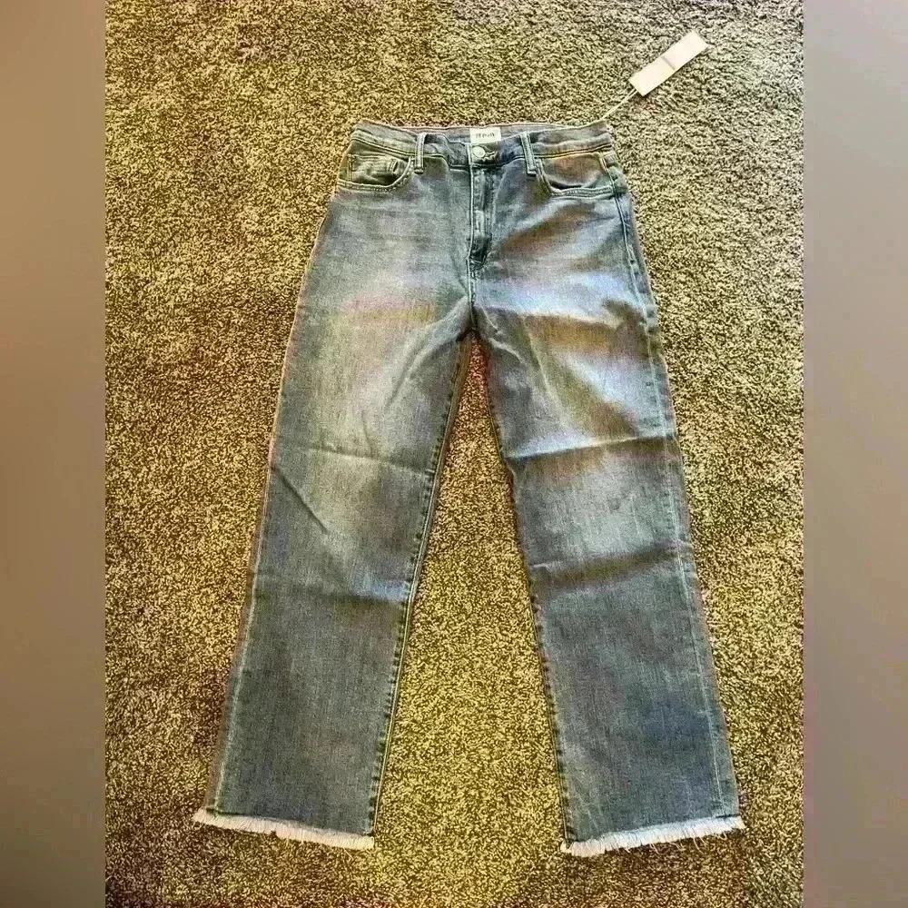 NWT Hudson Noa High Rise Crop Fray Jeans size 27 new - Picture 6 of 6